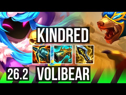 KINDRED vs VOLIBEAR (JGL) | 46K damage | NA Master | 26.2