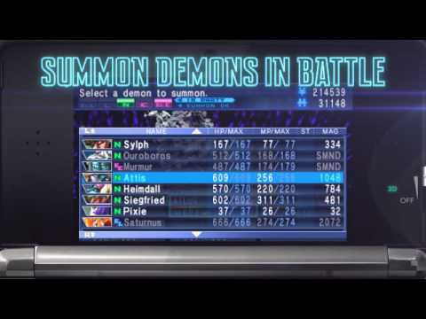 Shin Megami Tensei: Devil Summoner - Soul Hackers (Gameplay)