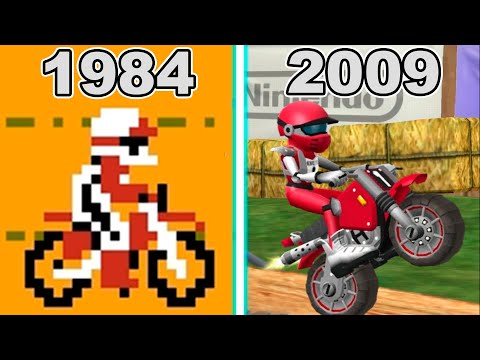 Excitebike Game Evolution (1984 - 2009)