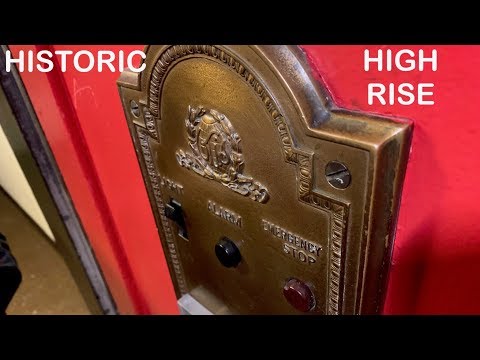 Historic 1926 High Rise OTIS Elevator