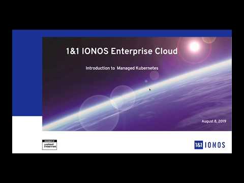 Introduction to 1&1 IONOS Enterprise Cloud Managed Kubernetes