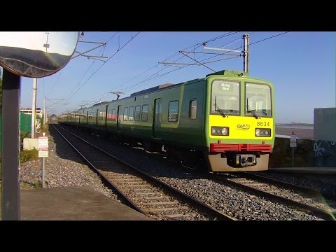 8520 Class Dart Train number 8634 - Booterstown Station, Dublin