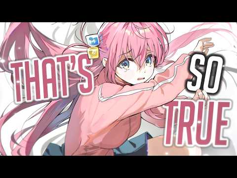 Nightcore - That’s So True (Rock Version) (Lyrics)