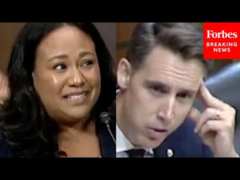 'I Just Want To Ask You About Something You Said...': Hawley Presses Judge Nominee