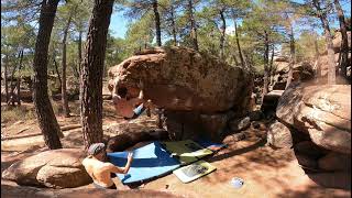 Video thumbnail de Katuaren errota, 6c. Albarracín