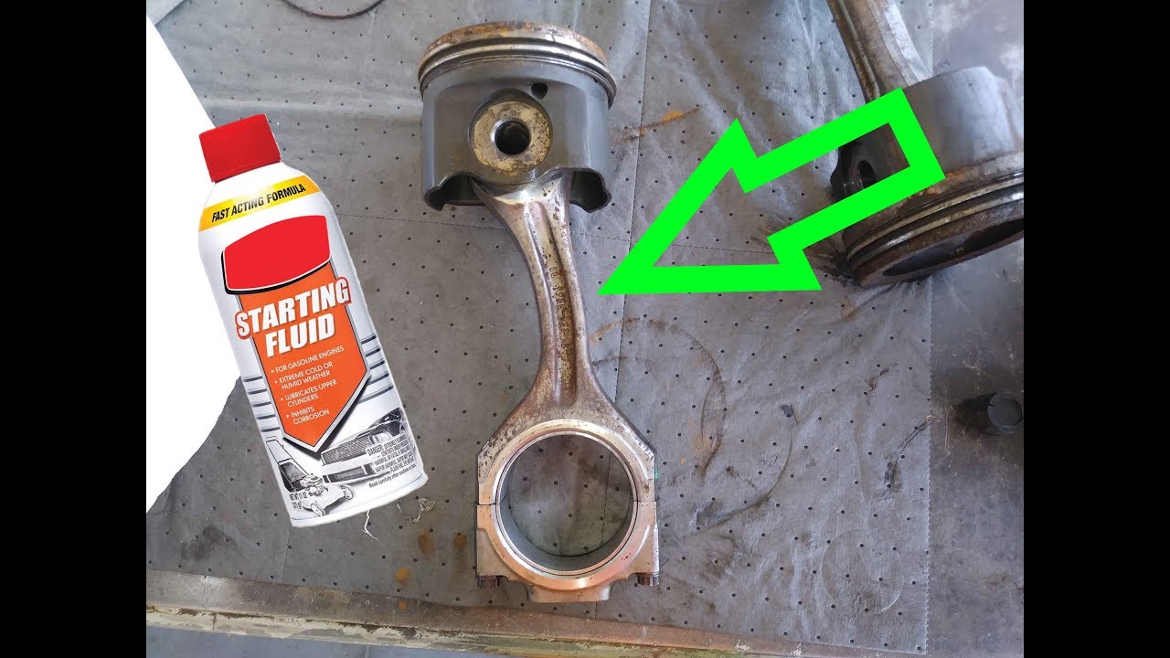 Can starting fluid damage an engine? More REF