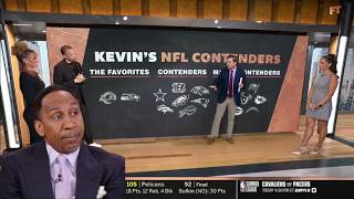 FIRST TAKE | Rams & Seahawks FAVORITES?! STOP IT! - Stephen A. DISAGREES Kevin’s NFL contenders list