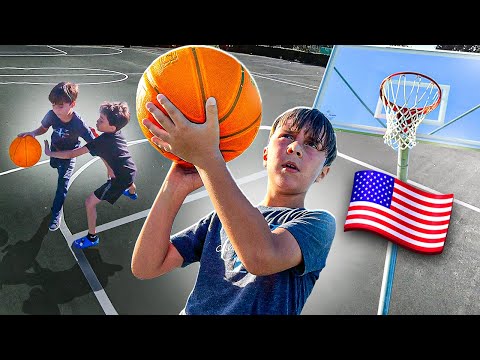 MARCOS JOGOU BASQUETE CONTRA UM MENINO NOS EUA - Família Brancoala
