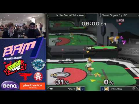 Bam 7 Melee Singles Winners R3 - TSM|Leffen vs Alex19