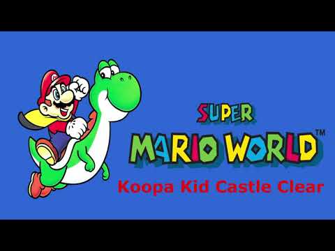 Koopa Kid Castle Clear - Super Mario World