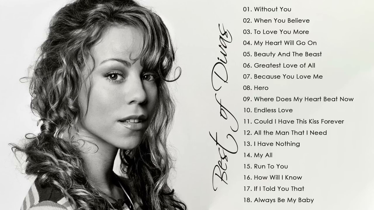 Whitney Houston, Celine Dion, Mariah Carey | Best Songs Best Of The World Divas Collection