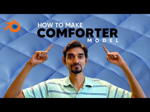 Blender 3D - How to make Comforter in blender | Easy tutorial