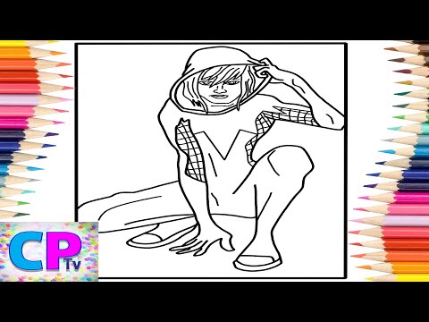 Spider Girl Coloring Pages/Gwen Stacy Coloring/Defqwop - Heart Afire (feat. Strix) [NCS Release]