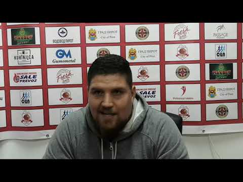 FILIP SOCEK, NOVI TRENER KK PIROT 17112020