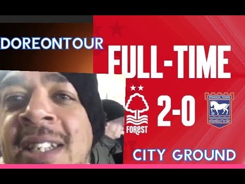 Nottingham Forest 2-0 Ipswich Town | Match Day Vlog | Grabban On Fire | DoreOnTour At the CG