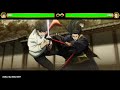 Yuta Okkotsu vs Geto Suguru WITH HEALTHBARS | Jujutsu Kaisen 0