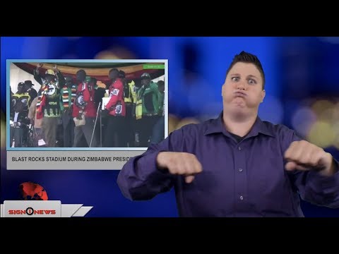 Blast rocks stadium during Zimbabwe president’s speech (ASL - 6.23.18)