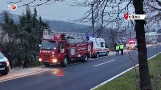 Düzcede Sahur Vakti Çıkan Ev Yangınında Yaşlı Kadın Hayatını Kaybetti