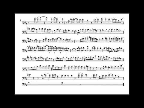 Bill Watrous 'Tangerine' Trombone Solo Transcription