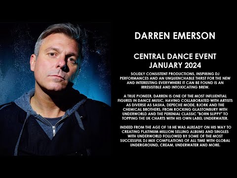 DARREN EMERSON (UK) @ Central Dance Event January 2024