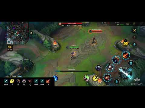 WILD RIFT - Caitlyn Flash All In Combo