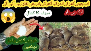 get rid of mouse | Chuhe baghane ka tarika | Rat killer trick | rat killer spray #kitchentips...