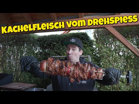 Kachelfleisch vom Drehspieß