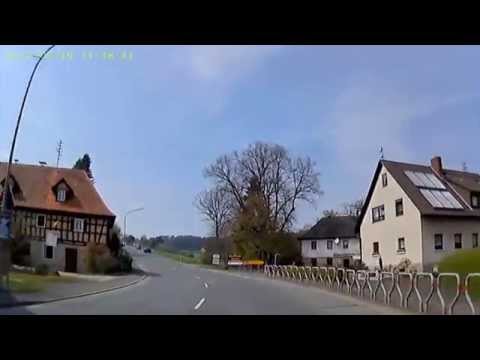 D: Lösau. Stadt Kulmbach. Landkreis Kulmbach. Ortsdurchfahrt B85. April 2014