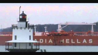 Aegean Navigator entering Portland Harbor