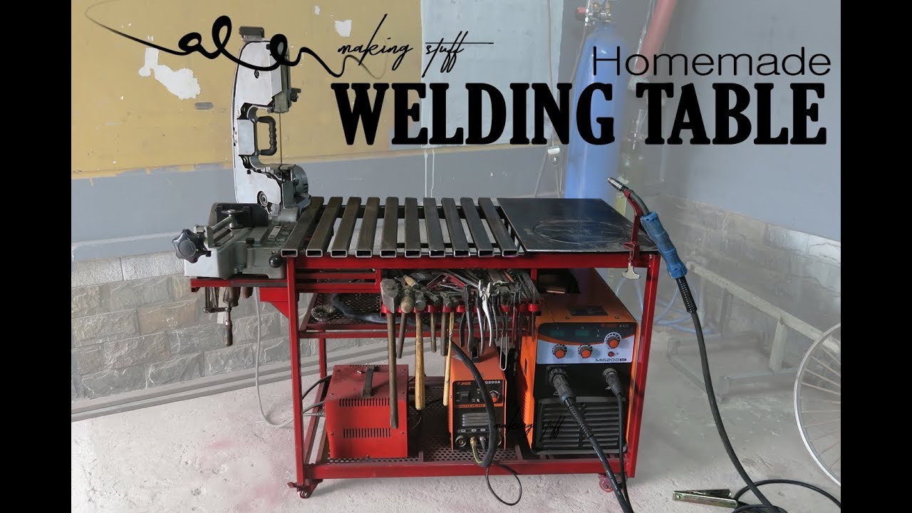 15 DIY Welding Table Plans-Build Your Own To Do Welding Projects – The