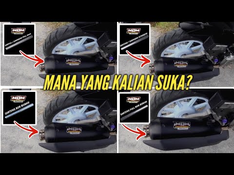 komparasi suara knalpot mdm saringan full,saringan sarteng,sarteng bor,saeteng full bor boran ‼️