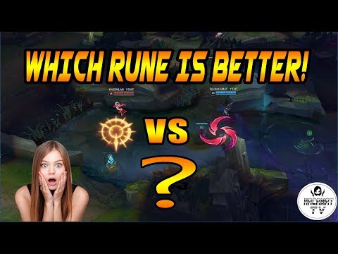WHICH RUNE IS BETTER! SAME BUILD PRESS THE ATTACK vs HAIL OF BLADES