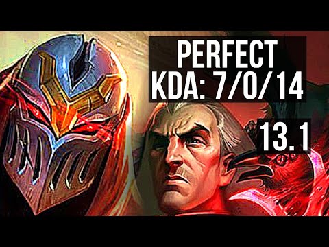 ZED vs SWAIN (MID) | 7/0/14, 2.4M mastery, 600+ games, Godlike | EUW Diamond | 13.1