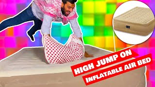 Intex Ultra Plush Air Bed Unboxing | High Jump Test |