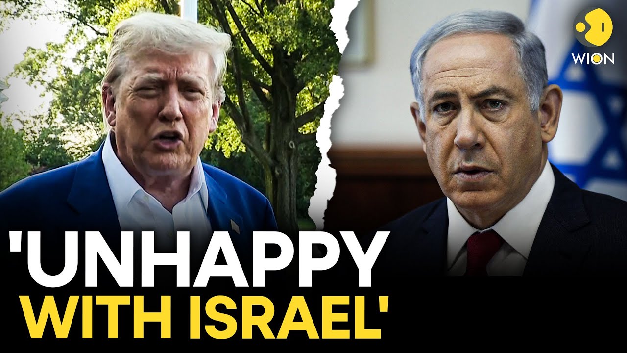 Trump LIVE: Donald Trump Says 'I Am Unhappy With Israel...' | Israel-Iran War | WION LIVE