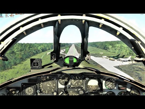 MSFS 2020 - F104 Starfighter German Airforce landing on temporary Highway Airfield (Autobahn)