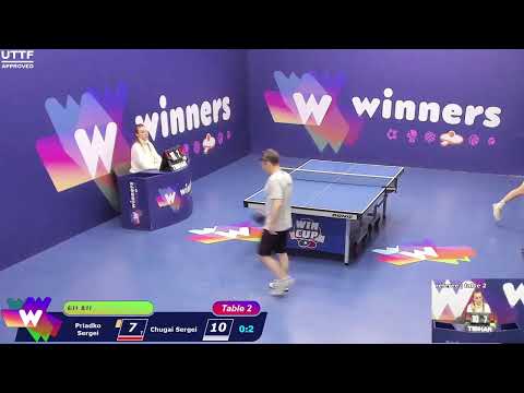 WINners CUP table 2  21.12 Priadko Sergei - Chugai Sergei   21:00