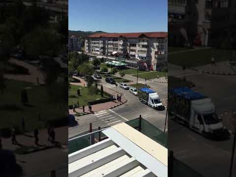 Șoferul de 45 de ani din Motru, mort la volan, condus pe ultimul drum în sunet de claxoane