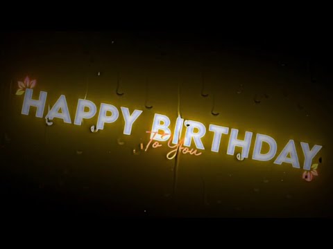 Happy Birthday 🥳 Song : Happy Birthday To You 🎂 | Happy Birthday Black Screen Status 🎉🎈 #status