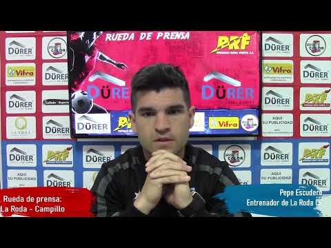 Rueda de prensa: La Roda CF 0-1 AD Campillo