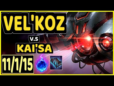 MATSUKAZE (VEL'KOZ) vs KAI'SA - 11/1/15 KDA BOTTOM ADC CHALLENGER GAMEPLAY - BR