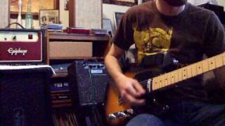 Kinman Broadcasters, Highway One Texas Telecaster, Bad Cat Mini Cat ambient...