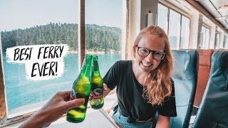 New Zealand FERRY CRUISE! - Taking our Camper Van from North to South Island 😍
