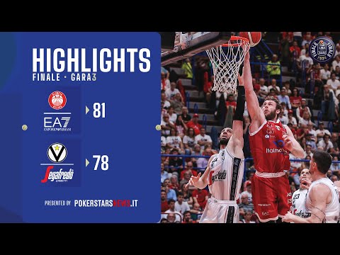 EA7 Emporio Armani Milano - Virtus Segafredo Bologna | Finale | Gara-3