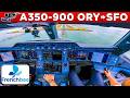 French Bee Airbus A350 900 Cockpit Paris To San Francisco
