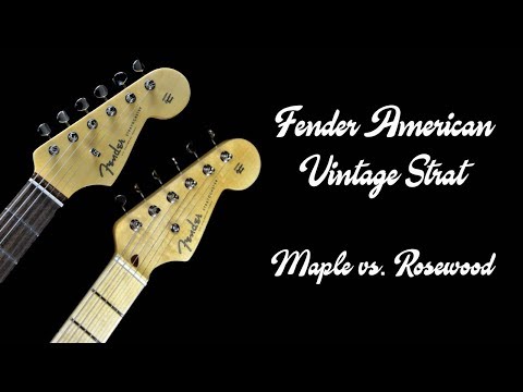 Fender American Vintage 59' Strats (Maple vs. Rosewood)