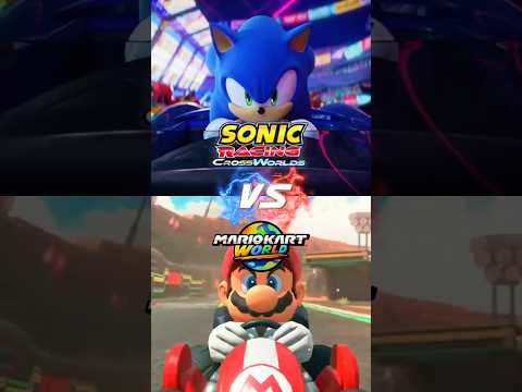 Sonic Racing: Crossworlds VS Mario Kart World #vs #vsbattle #sonicthehedgehog #sonic #mario