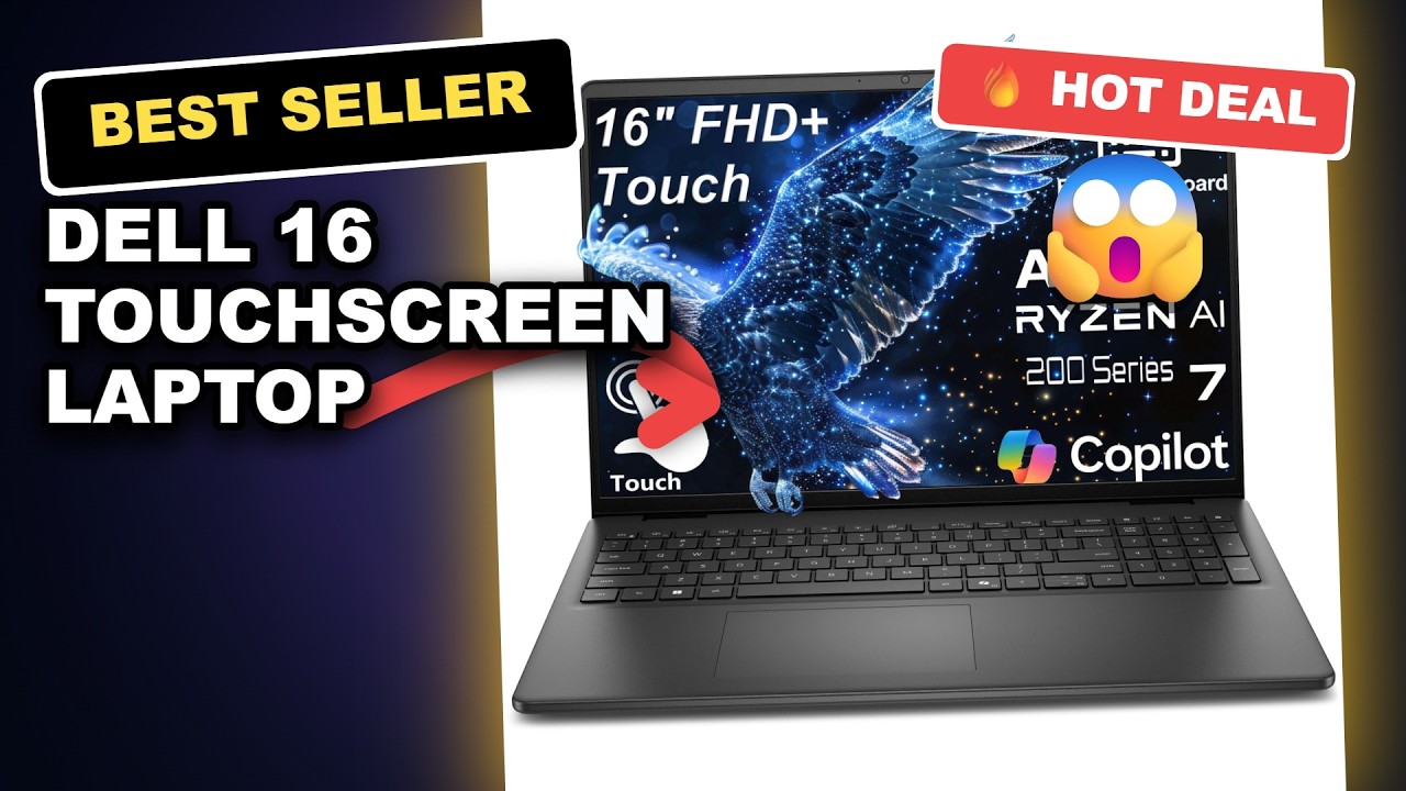 Dell 16 Touchscreen Laptop Honest Review: Worth the Upgrade in 2024? review video