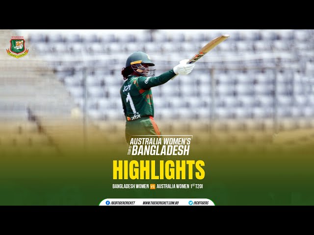 Highlights | 1st T20i | Bangladesh vs Australia