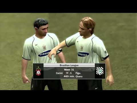 Corinthians 2 x 1 Figueirense - FIFA 07 (Legendary Level)